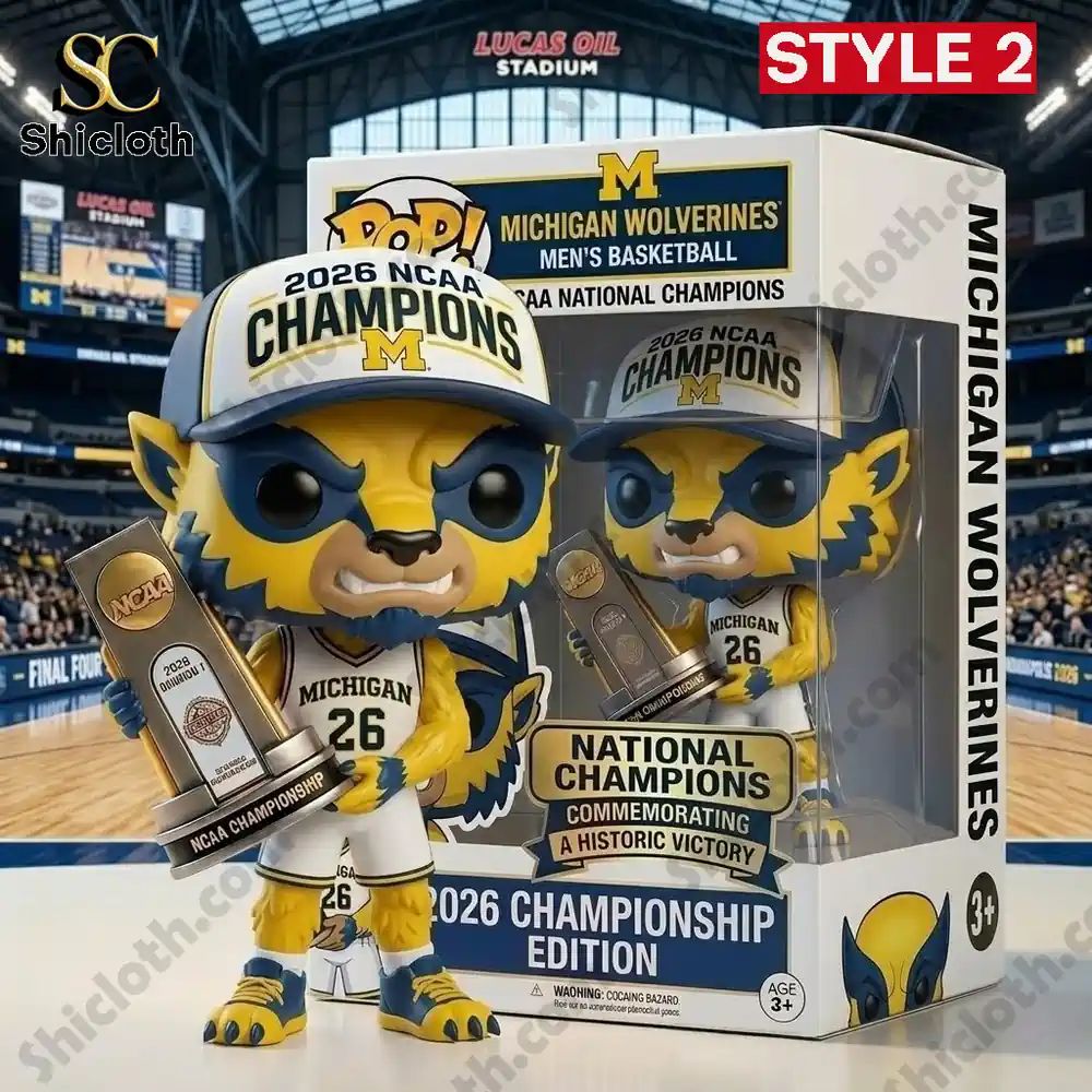 2026 Michigan Wolverines National Championship Commemorative Pop! Figure