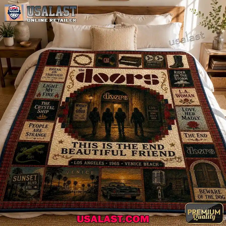 The Doors This Is The End Beautiful Friend Quilt Blanket