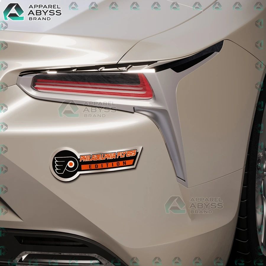 Philadelphia Flyers Edition 3D Engraved Car Name Emblem