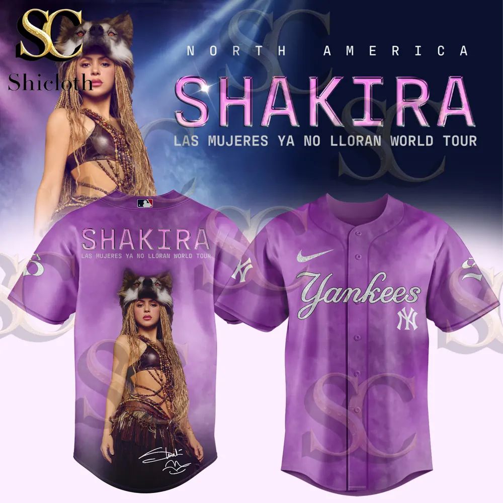 MLB ALL TEAMS x Shakira Las Mujeres Ya No Lloran 2026 Tour Jersey