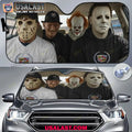 Cadillac x Horror Movie Characters Car Sunshade, Car Windshield Cover