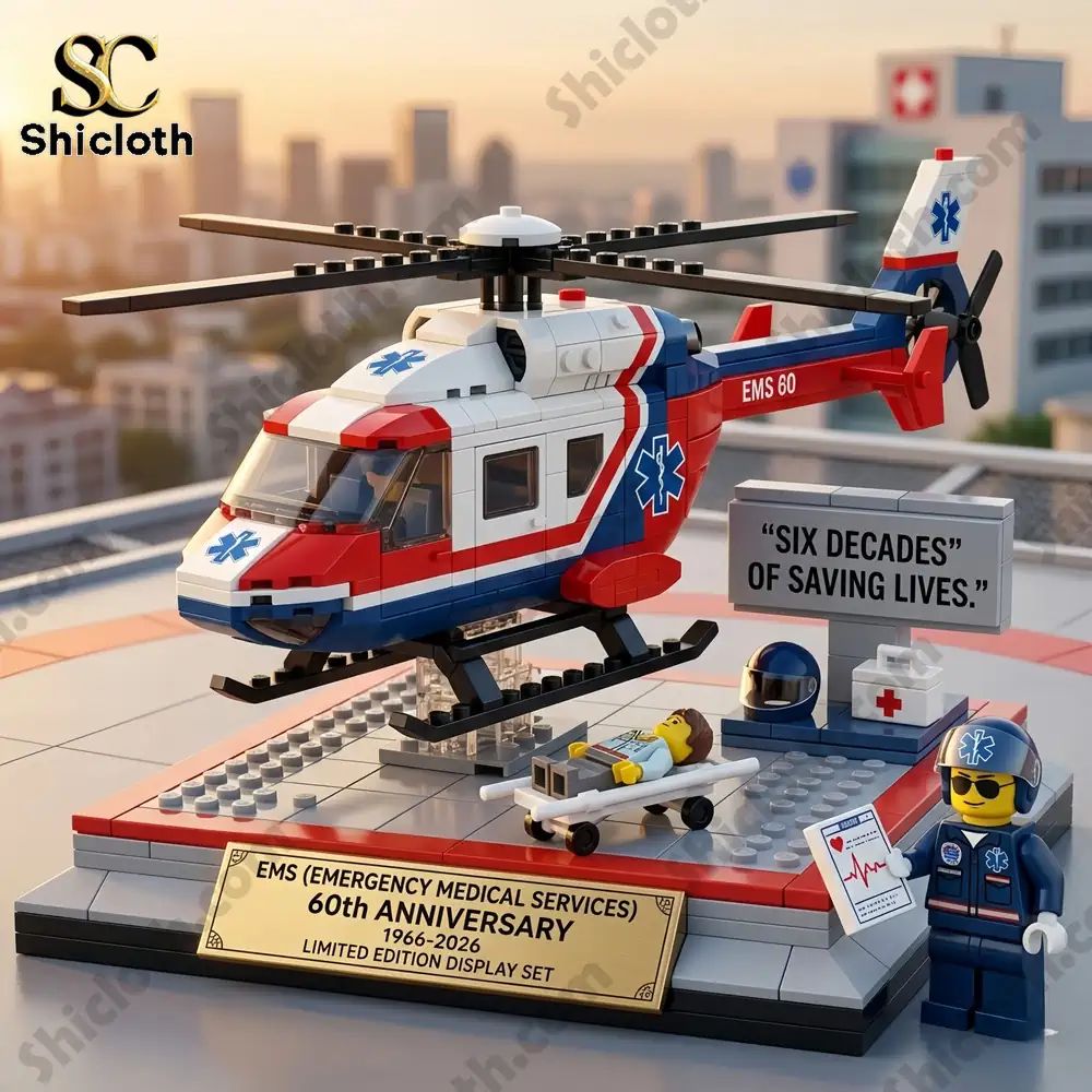 EMS (Emergency Medical Services) 60th Anniversary Building Brick Set
