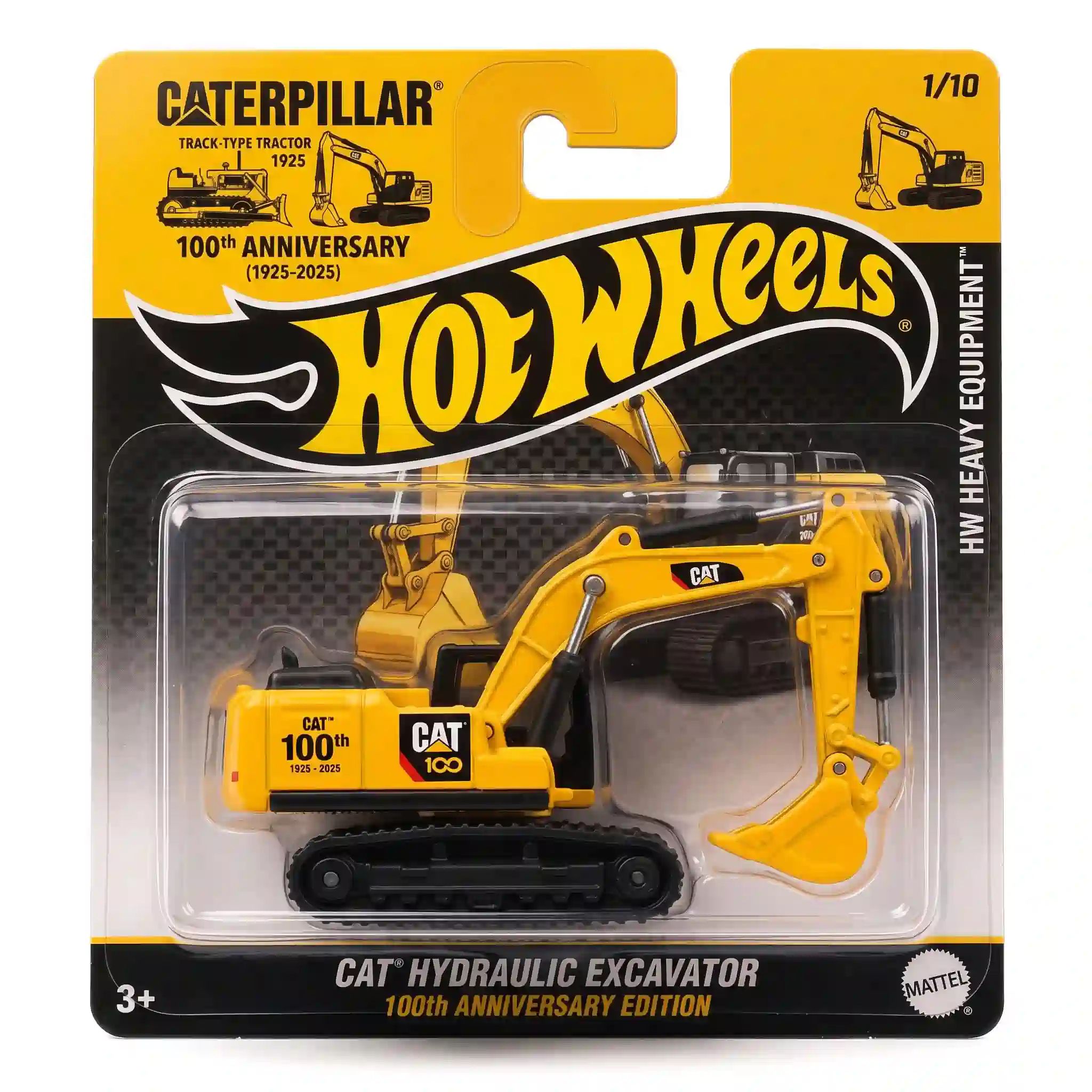 Wheels CAT Hydraulic Excavator 100th Anniversary Edition Toy