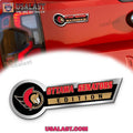 Ottawa Senators Edition 3D Engraved Car Name Emblem