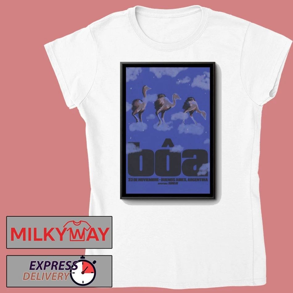 Bôa Nov 23 2025 C Complejo Art Media Buenos Aires Argentina Poster shirt