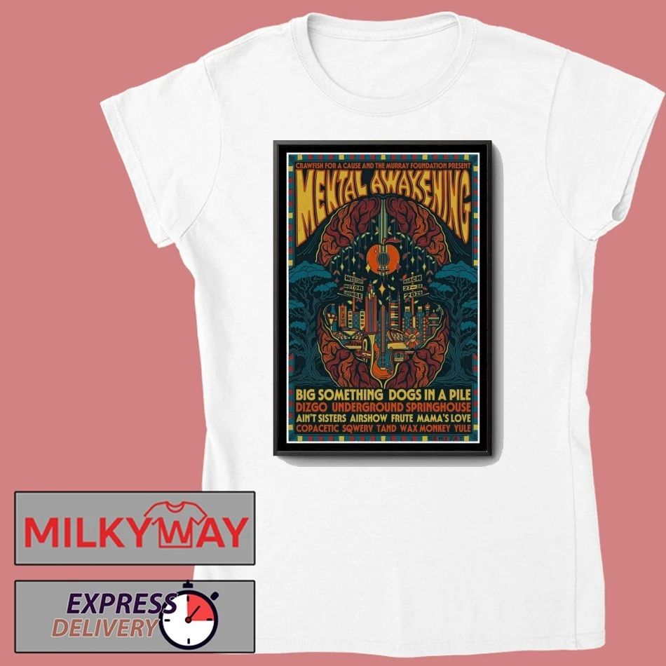 Mental Awakening Music Festival Atlanta March 27-28 2026 Poster shirt