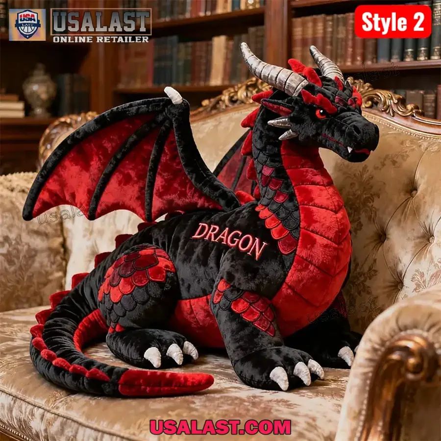 Personalized Dragon Custom Shape Plush Pillow