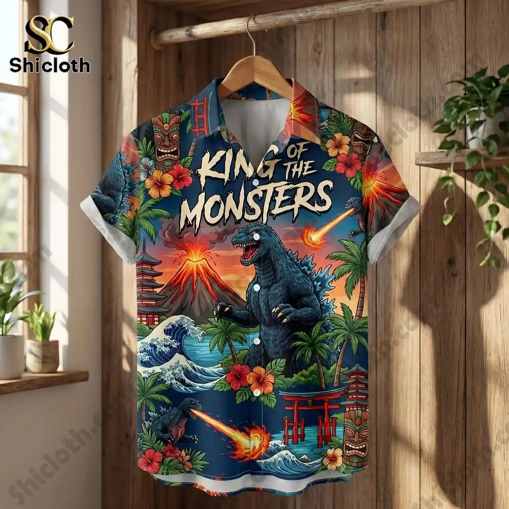 Godzilla King of the Monsters Hawaiian Shirt
