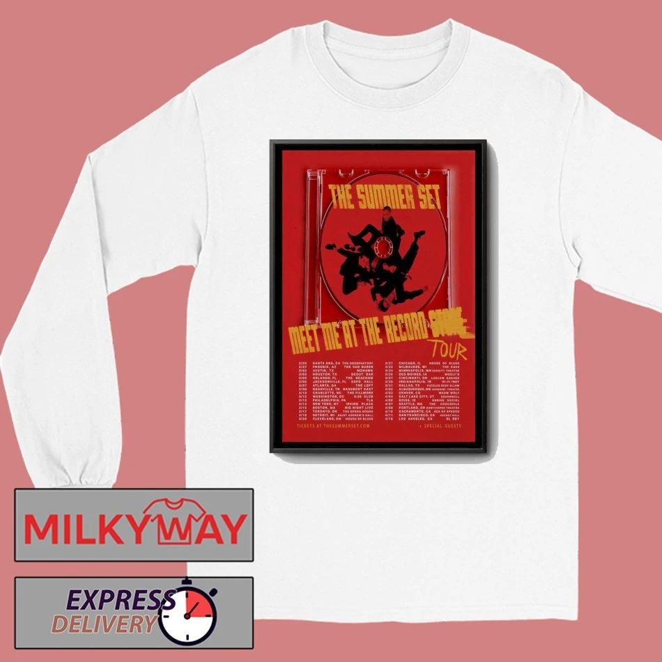The Summer Set Tour 2026 Poster shirt