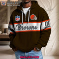 Cleveland Browns Waffle Half Zip Hoodie