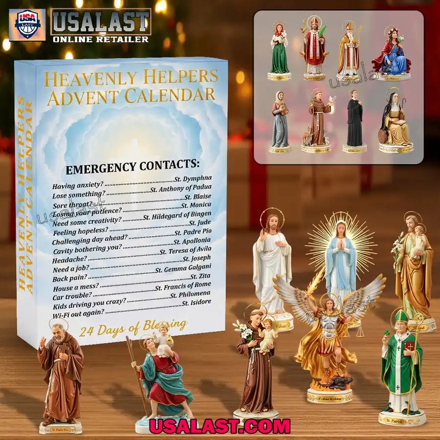 Jesus Christ Heavenly Helpers Advent Calendar 2025