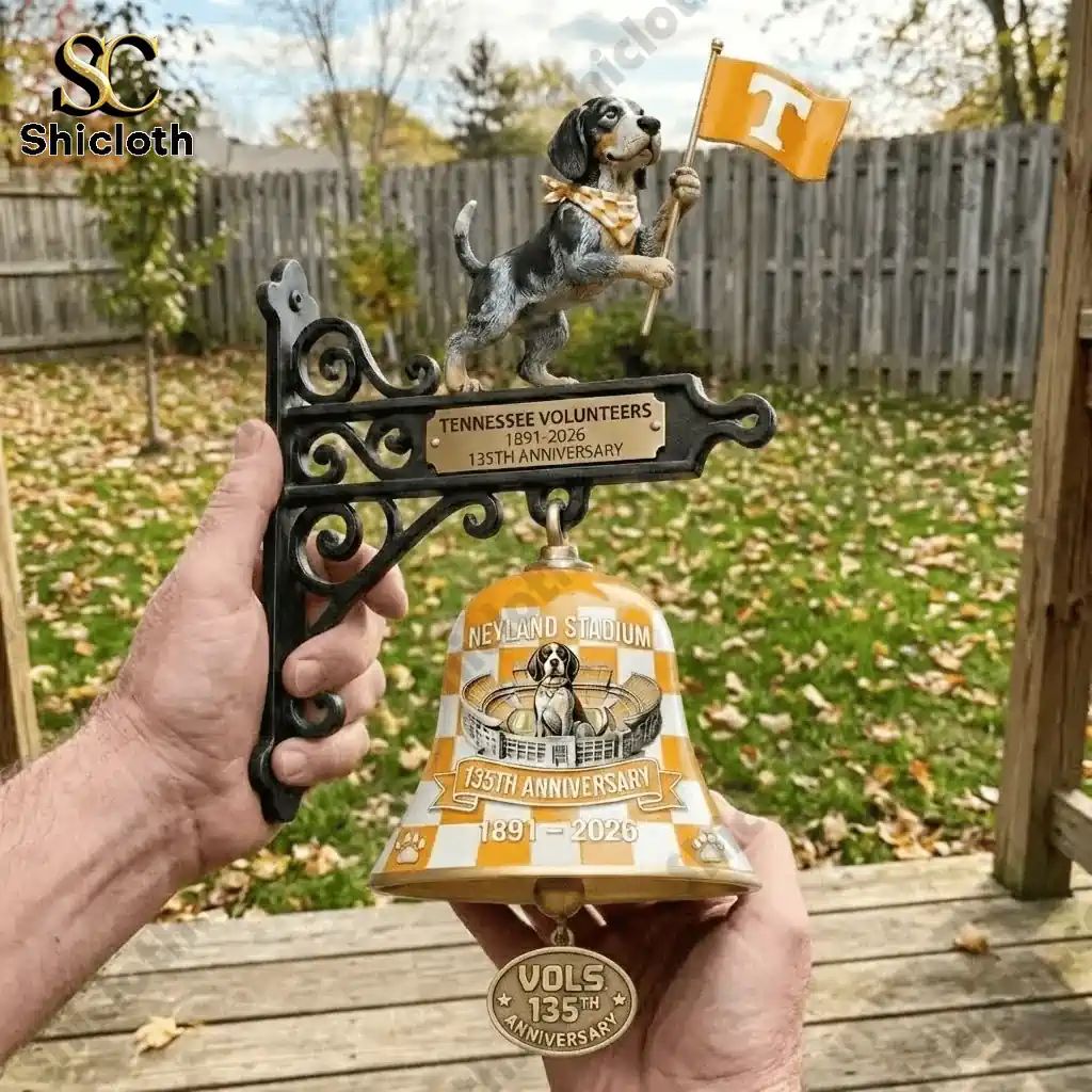 Tennessee Volunteers 135th Anniversary Commemorative Wall Bell