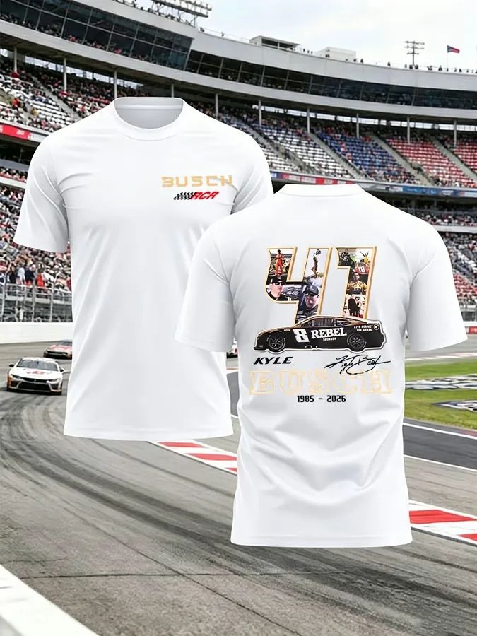 41 Kyle Busch 1985 2026 Signature Shirt