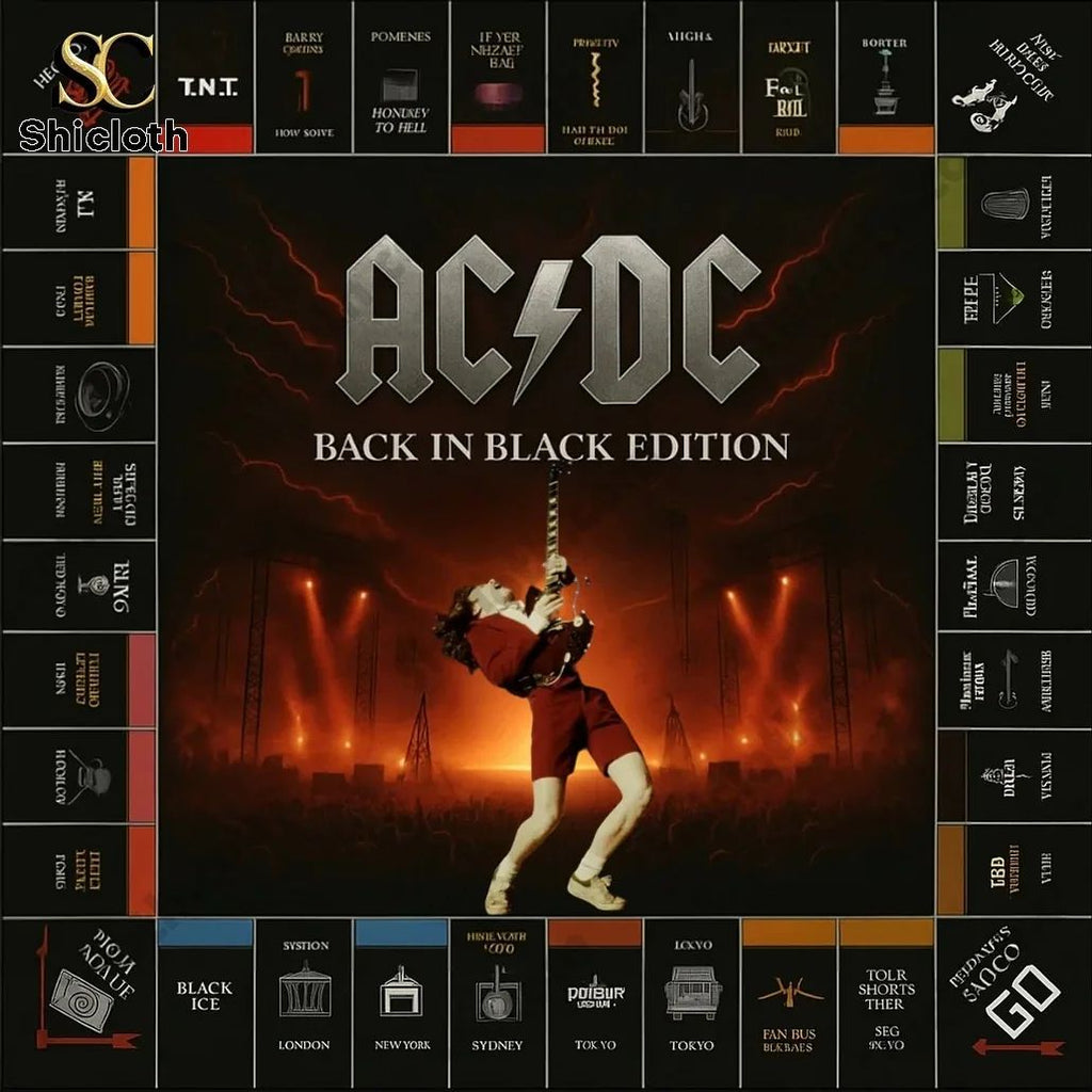 ACDC Heavy Metal Band Monopoly Board Game