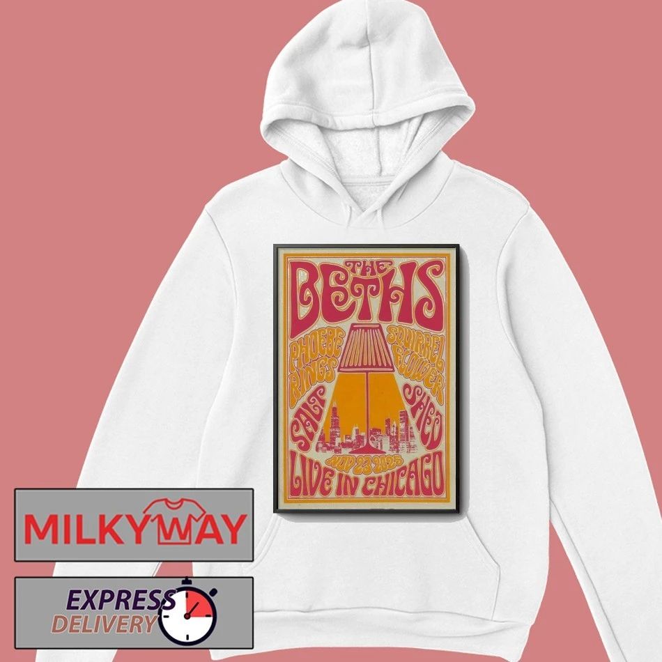 The Beths Nov 23 2025 The Salt Shed In Chicago IL Poster shirt