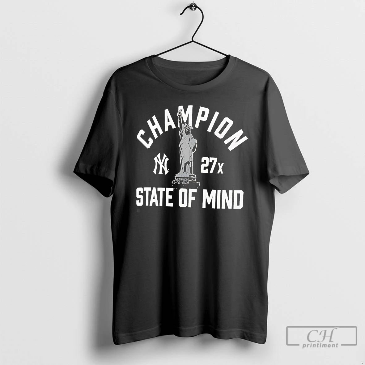 Premium New York Yankees 27x Champion State Of Mind T Shirts