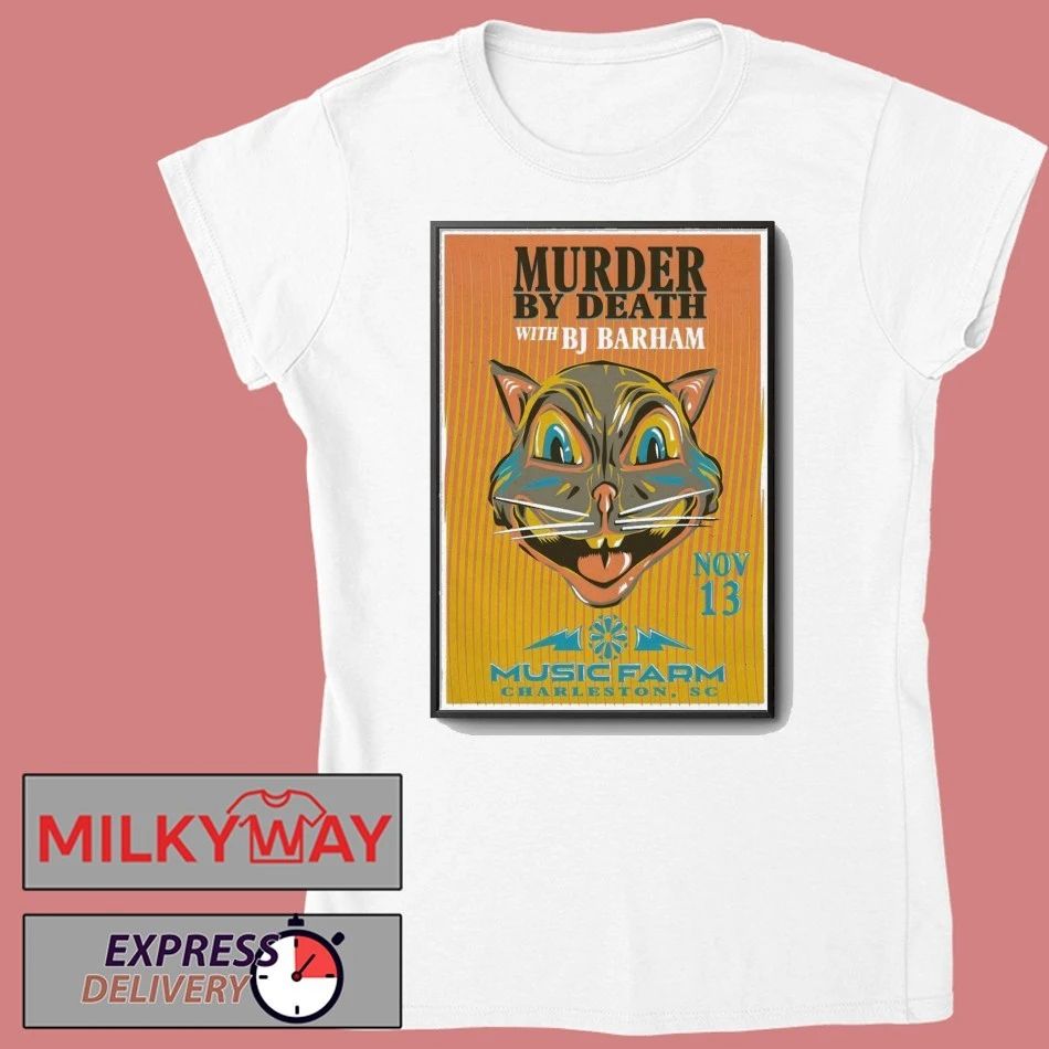 Murder By Death Nov 13 2025 Music Farm In Charleston SC Poster shirt
