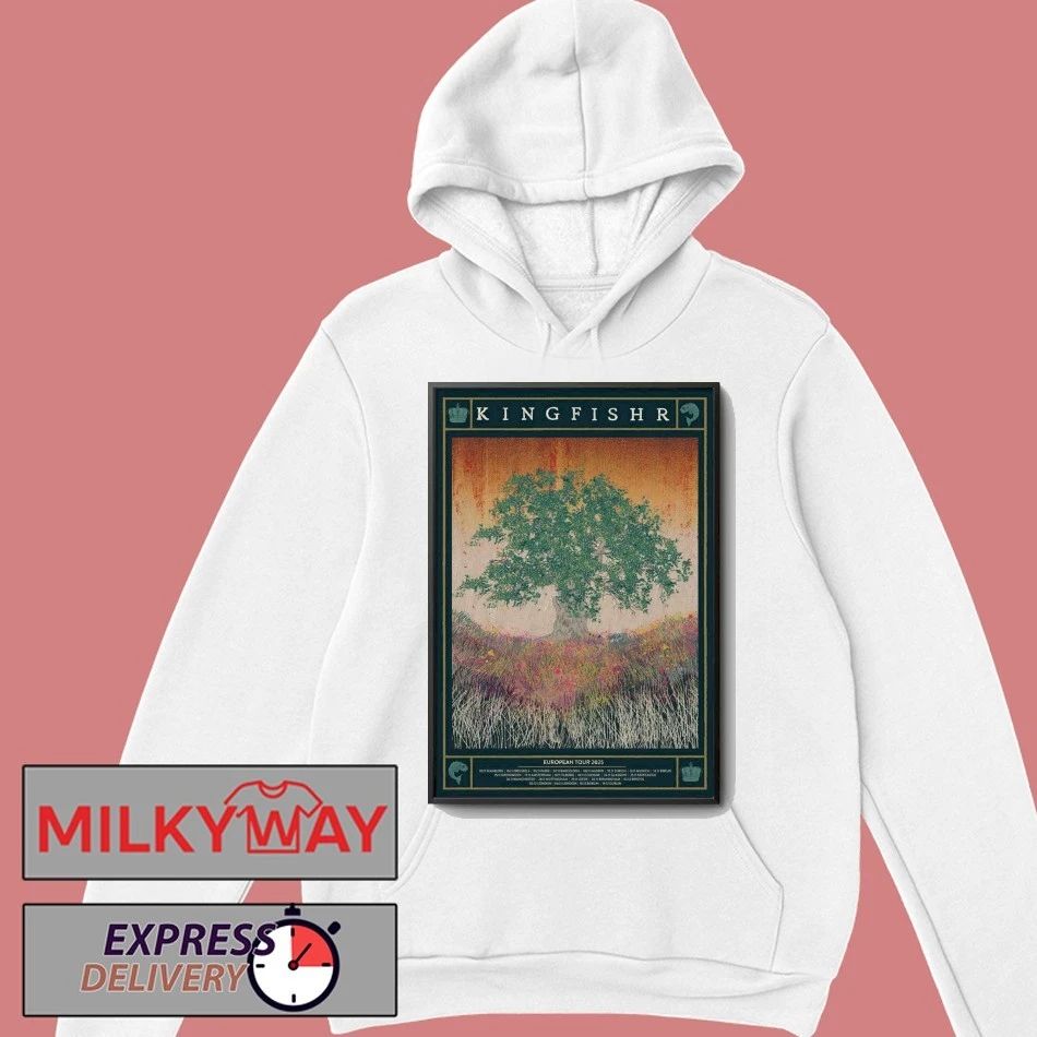 Kingfishr 2025 EU Tour Poster shirt