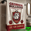 Georgia Bulldogs Premium Bath Towels