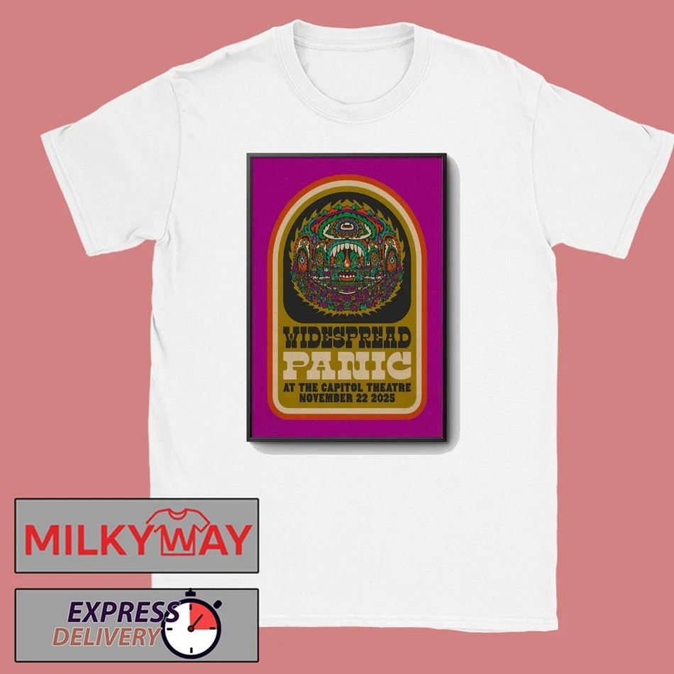 Widespread Panic Capitol Theatre in Port Chester NY November 22 2025 Poster shirt