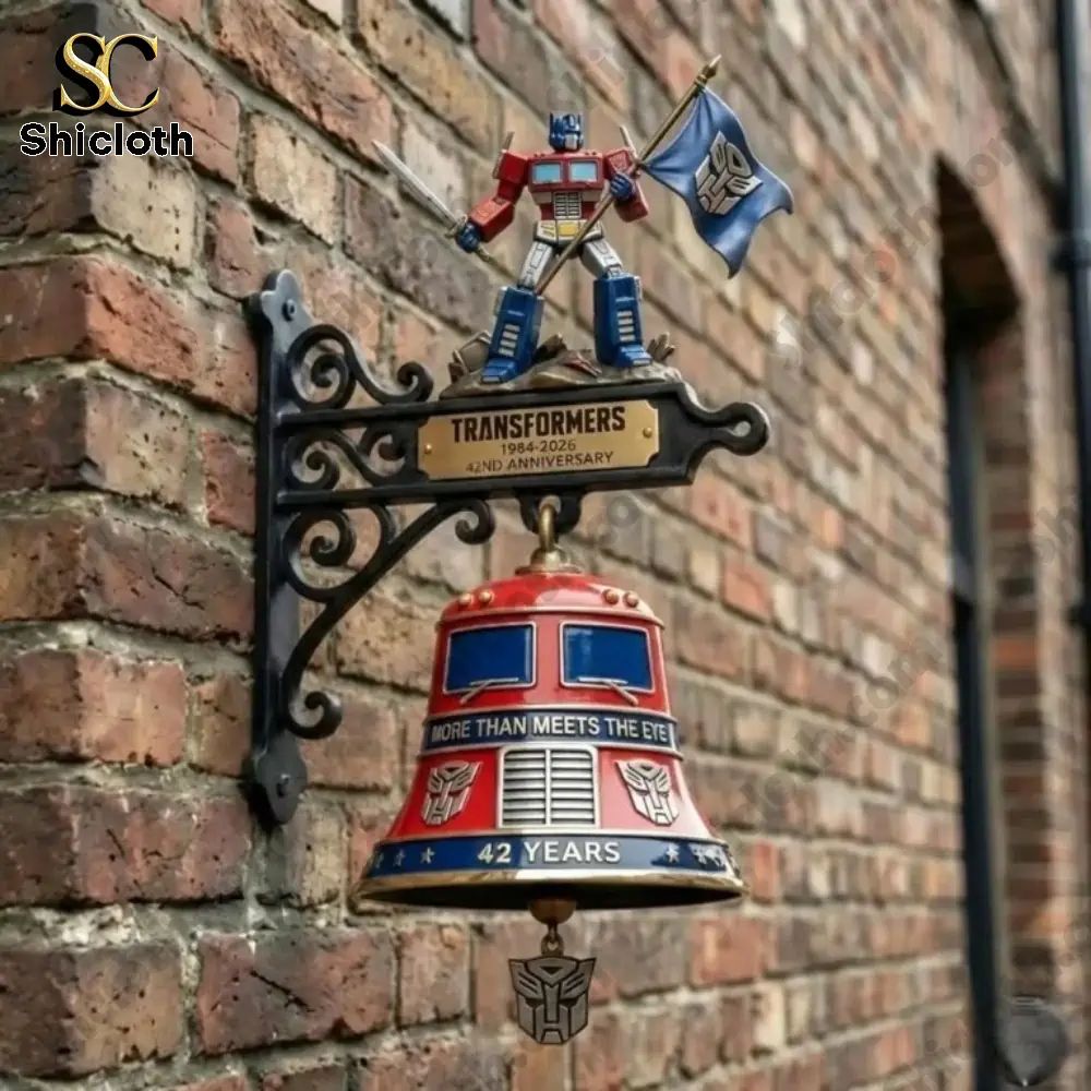 Optimus Prime Transformers 42nd Anniversary Wall Bell