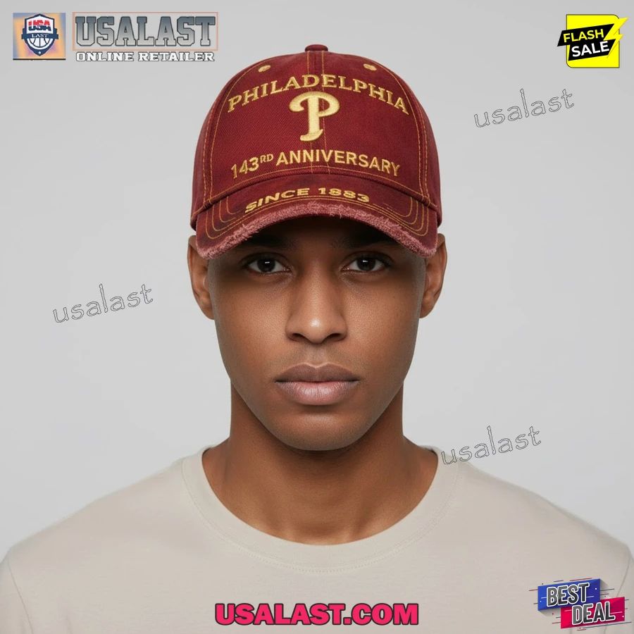 Philadelphia Phillies 143rd Anniversary 1883-2026 Classic Cap