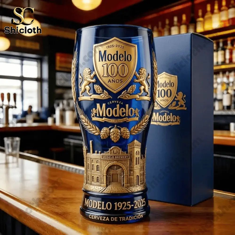 The Modelo 100th Anniversary Heritage Glass