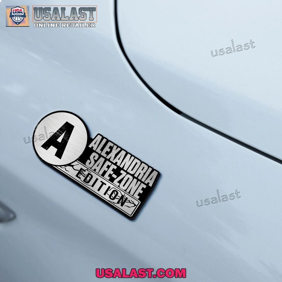 Alexandria Safe-Zone The Waking Dead 3D Car Badge Sticker