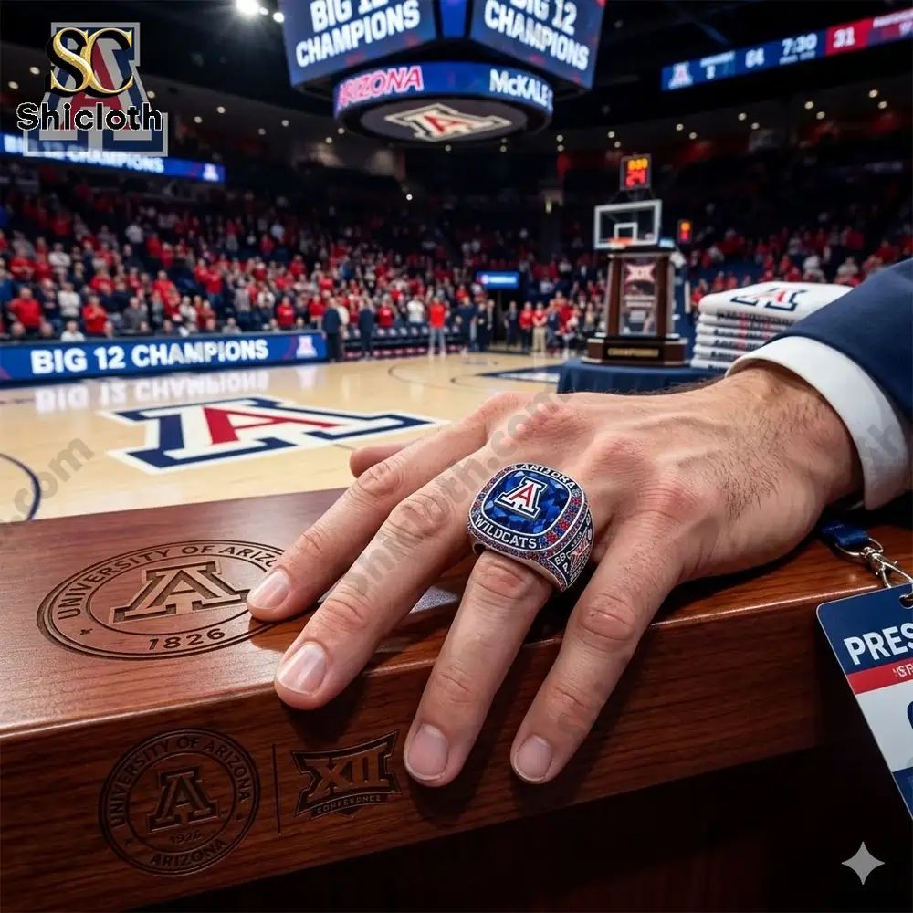Arizona Wildcats 2026 Big 12 Tournament Champion Championship Ring