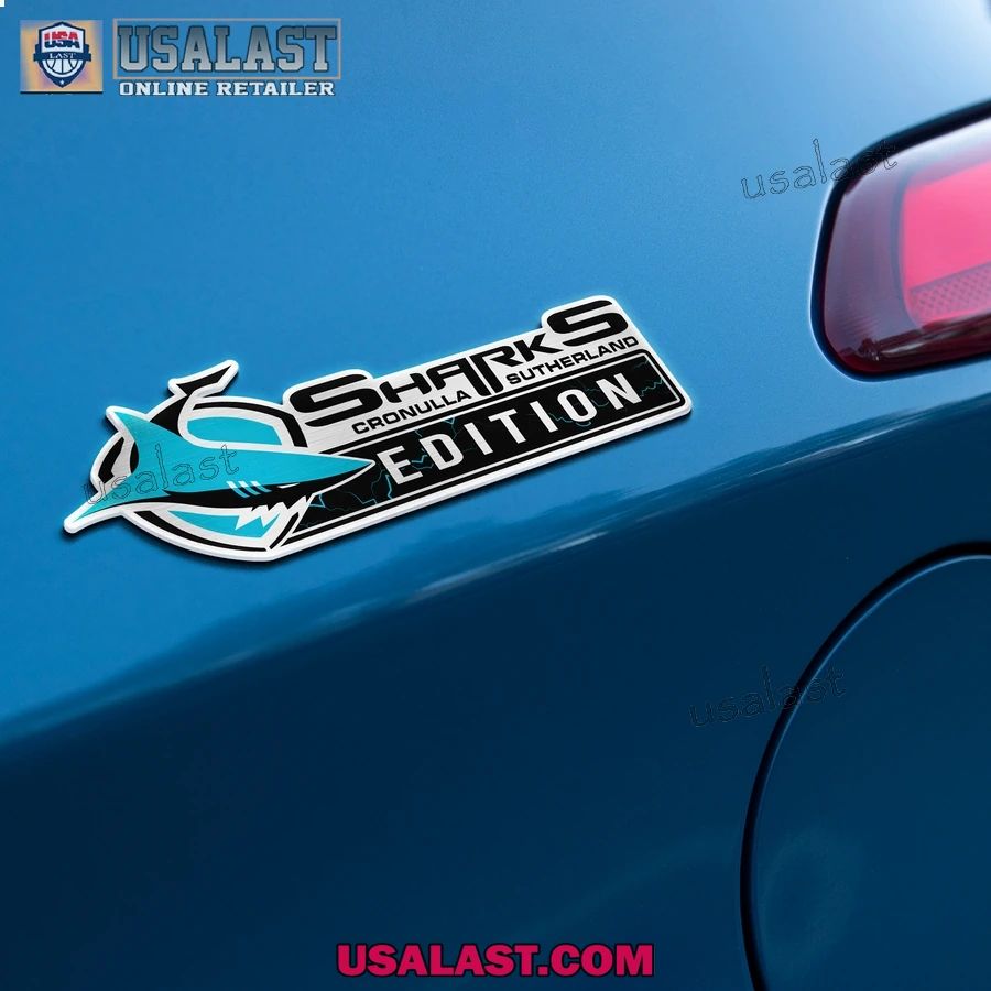 Cronulla-Sutherland Sharks Edition Custom 3D Car Badge Sticker