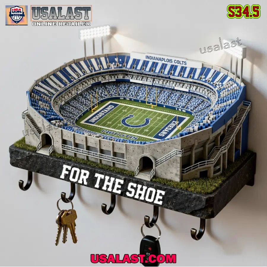 Indianapolis Colts Sports Stadium Key Hooks, Key Holder