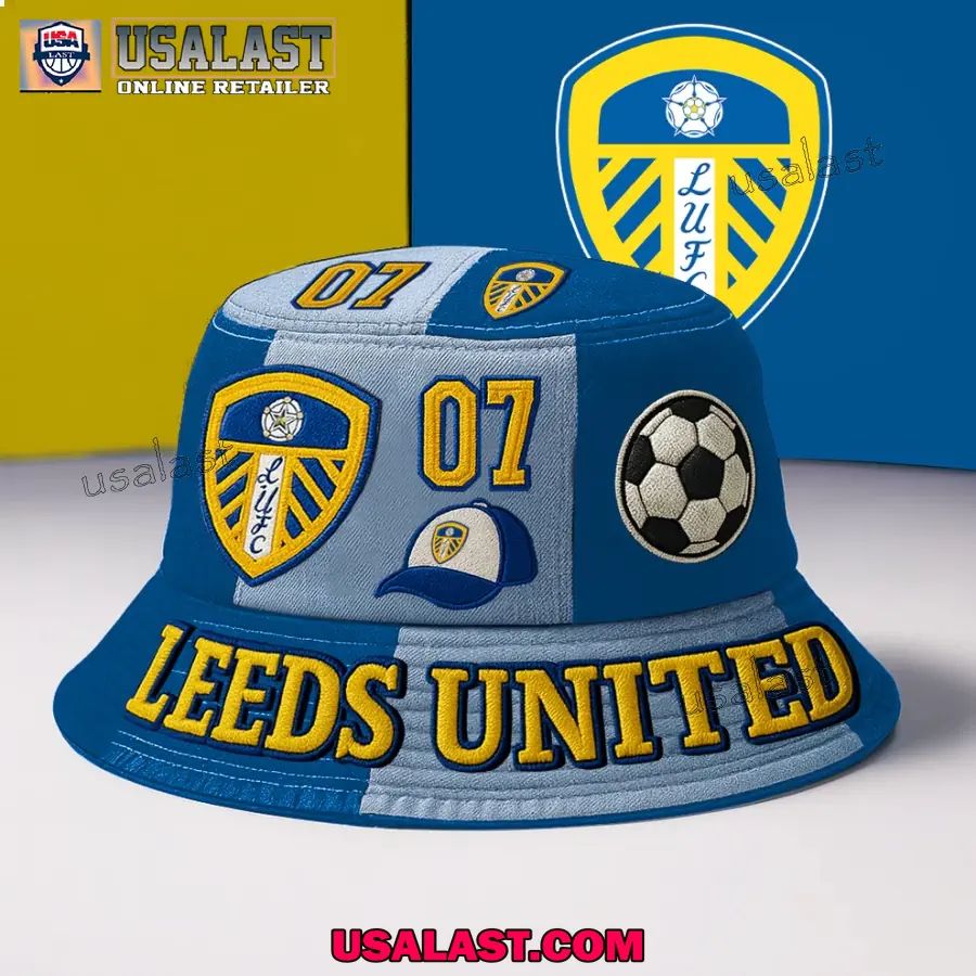 Personalized Leeds United FC Premium Bucket Hat
