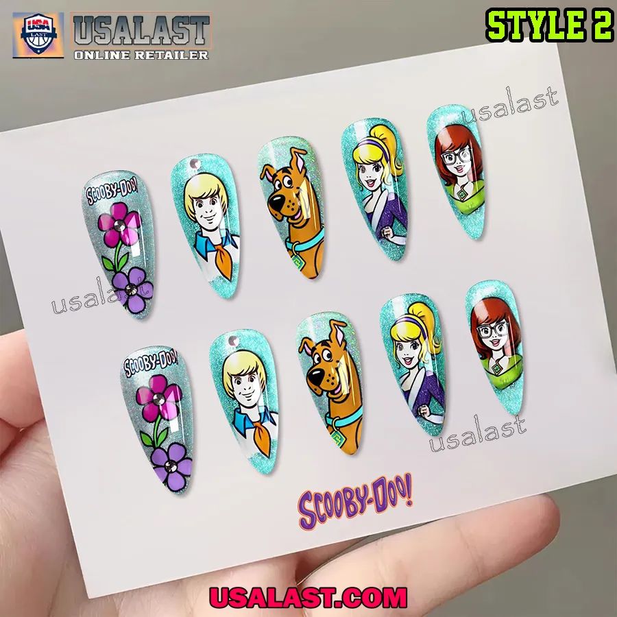Scooby Doo Custom Acrylic Nails Box Set