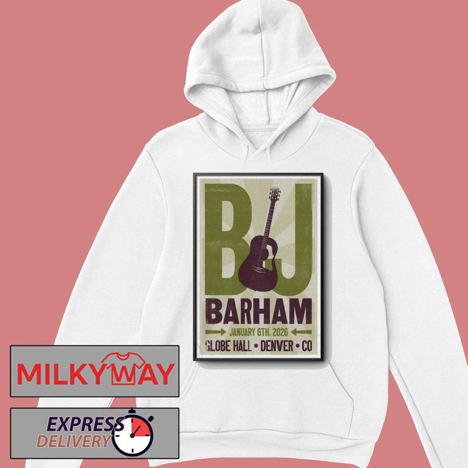 BJ Barham Jan 6 2026 Globe Hall In Denver CO Poster shirt