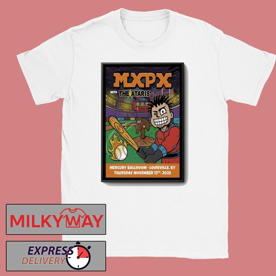 MXPX Tour 2025 Louisville KY Poster shirt