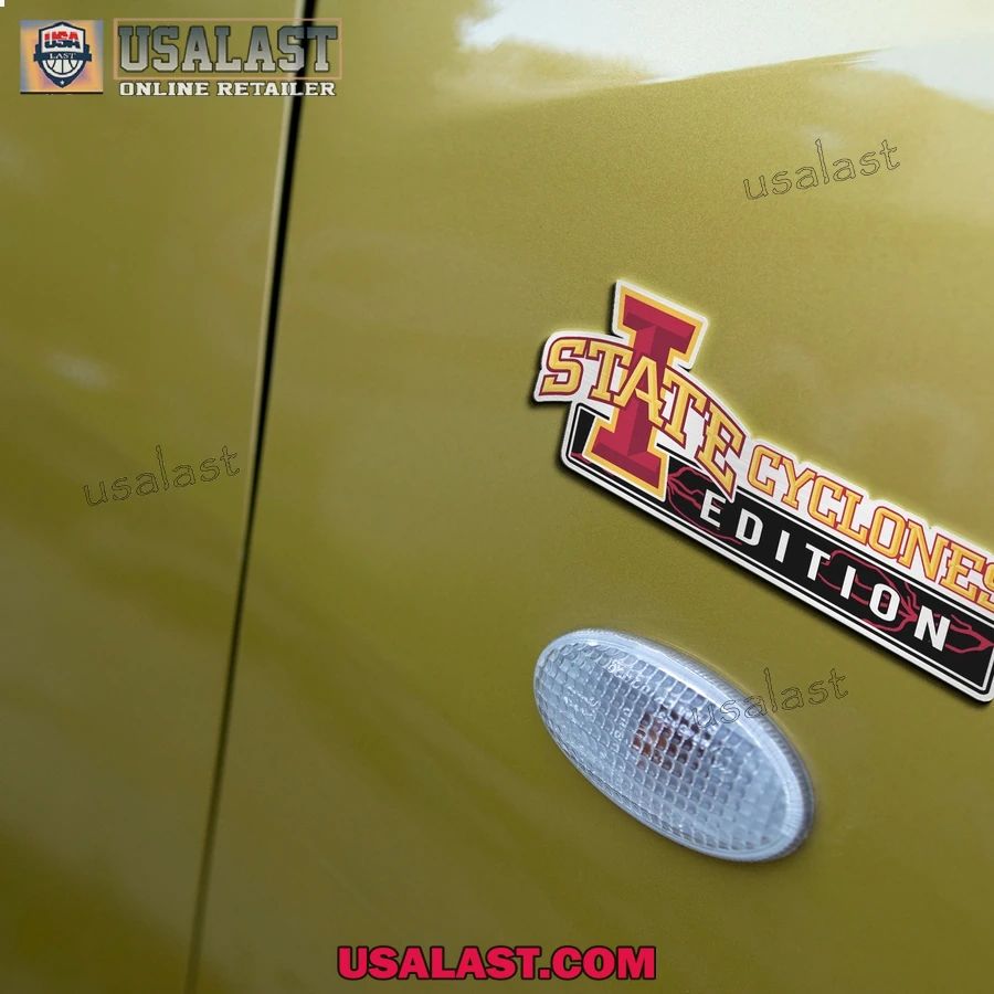 Iowa State Cyclones Edition 3D Car Badge Sticker