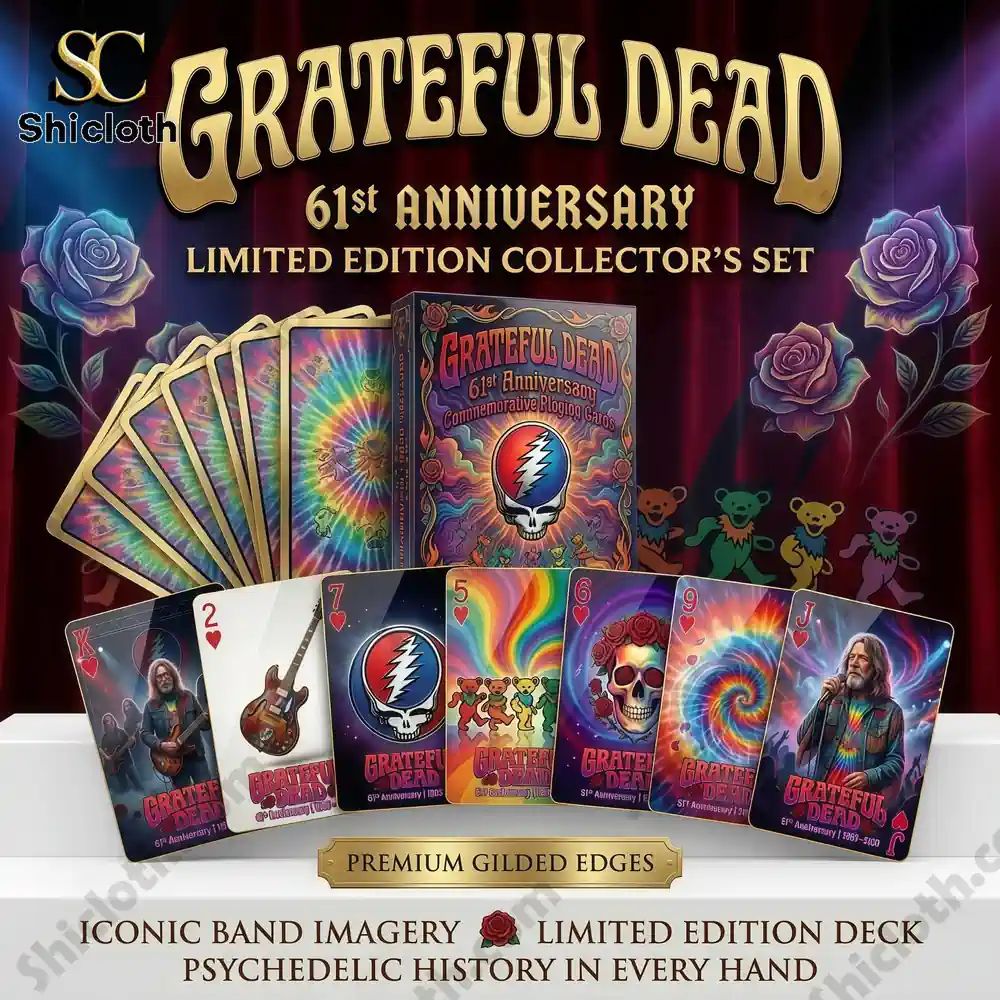 Grateful Dead 61st Anniversary Limited Edition Playing Cards