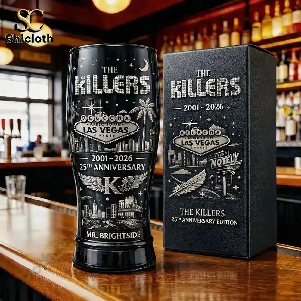 The Killers 25th Anniversary 3D Beer Glass