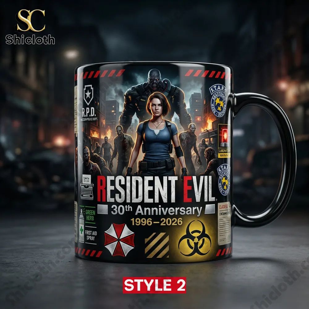 Resident Evil 30th Anniversary Horror Commemorative Mug
