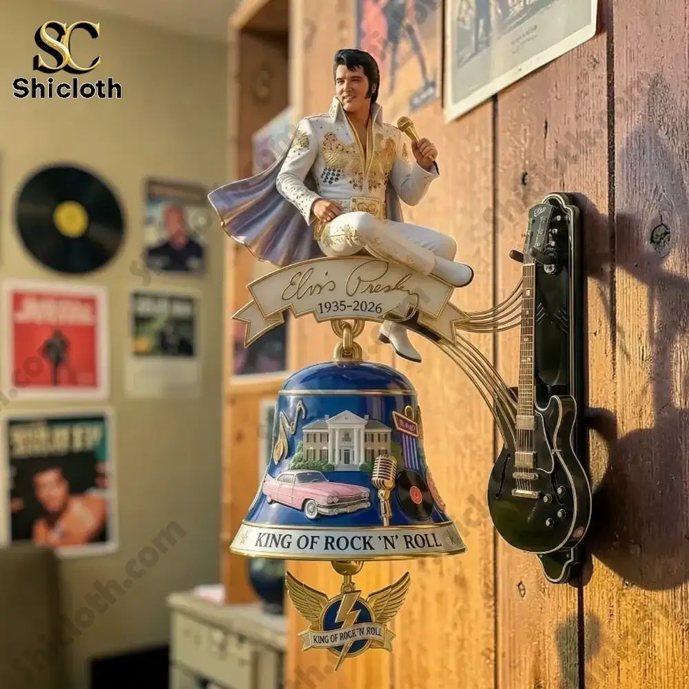 Elvis Presley 1935-2026 Commermorative Wall Bell Doorbell