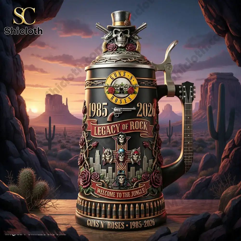 Guns N’ Roses Legacy of Rock 40th Anniversary Commemorative Beer Stein