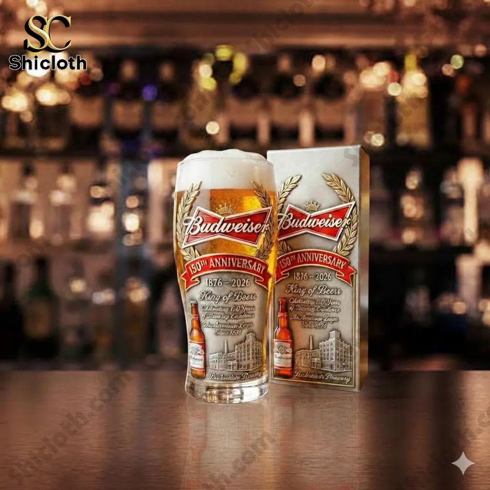Budweiser 150th Anniversary 1876-2026 Beer Glass