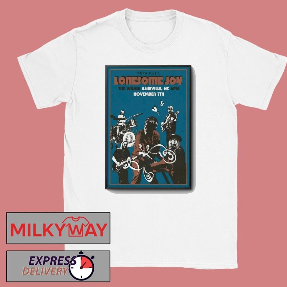 Lonesome Joy The Whale Outpost in Asheville NC Nov 7 2025 Poster shirt