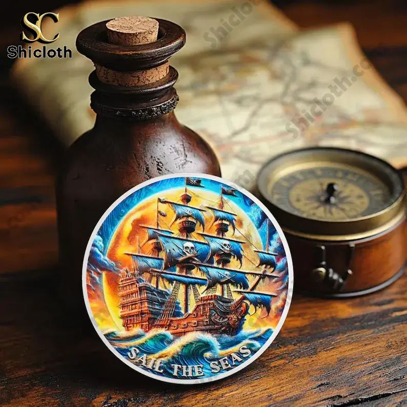Pirate Coin Skeleton Pirate Ship