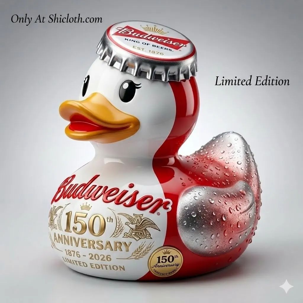 Budweiser 150th Anniversary Commemorative Collector Pop Figure Duck