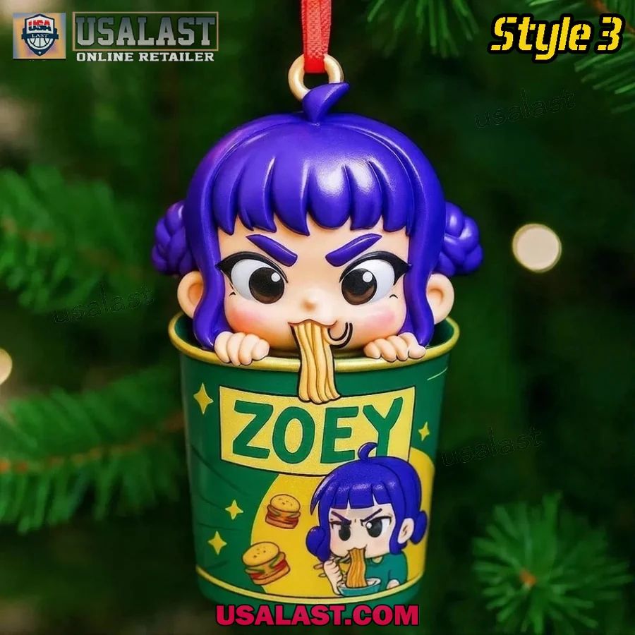 Kpop Demon Hunters Ramen Cup Christmas Ornaments