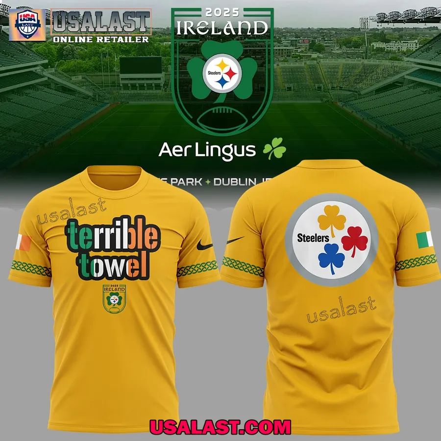 Ireland 2025 Terrible Towel Dublin Game 3D Shirt