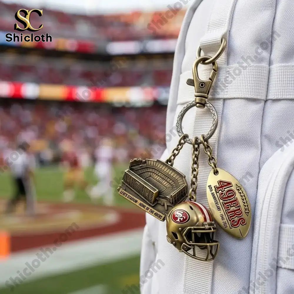 49ers 80th Anniversary Collector’s Keychain