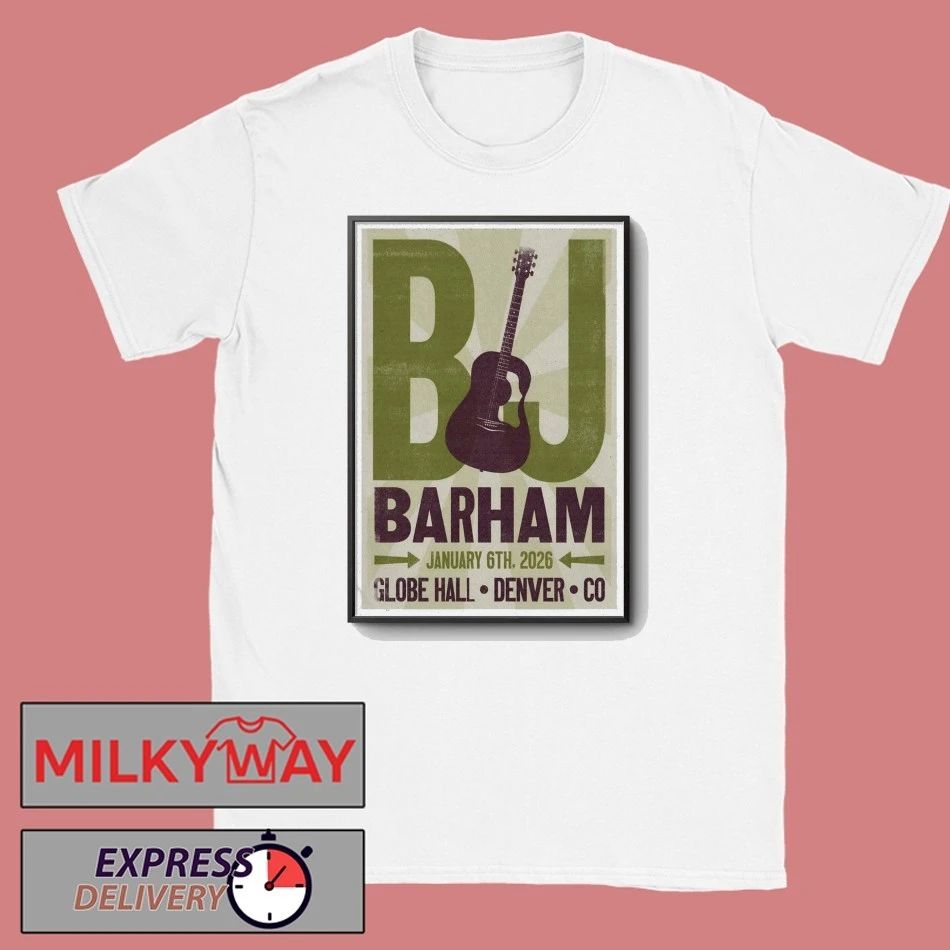 BJ Barham Jan 6 2026 Globe Hall In Denver CO Poster shirt