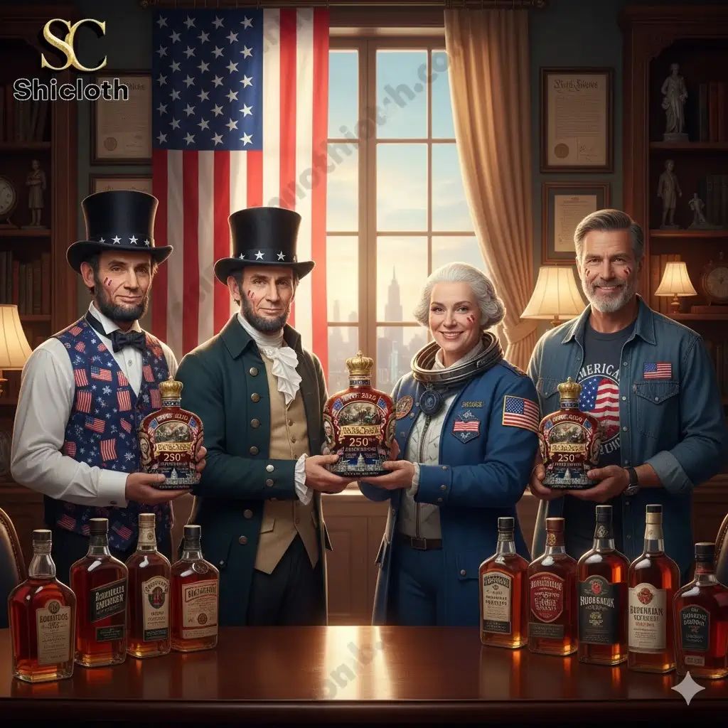 Trending US We The People 250th Anniversary 1776-2026 Whisky Bottle